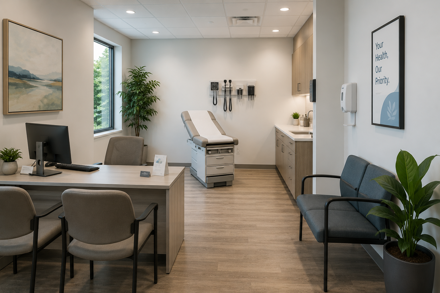Modern medical office