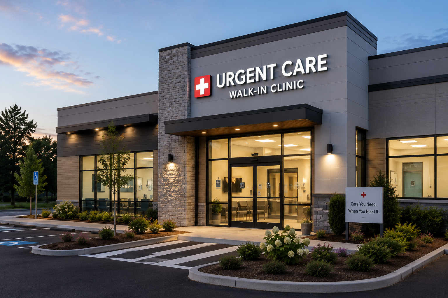 Urgent care and doctor office